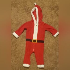 Carter's Festive Red Santa Footie